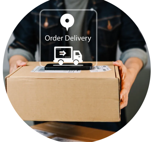 Package delivery tracking with order delivery confirmation