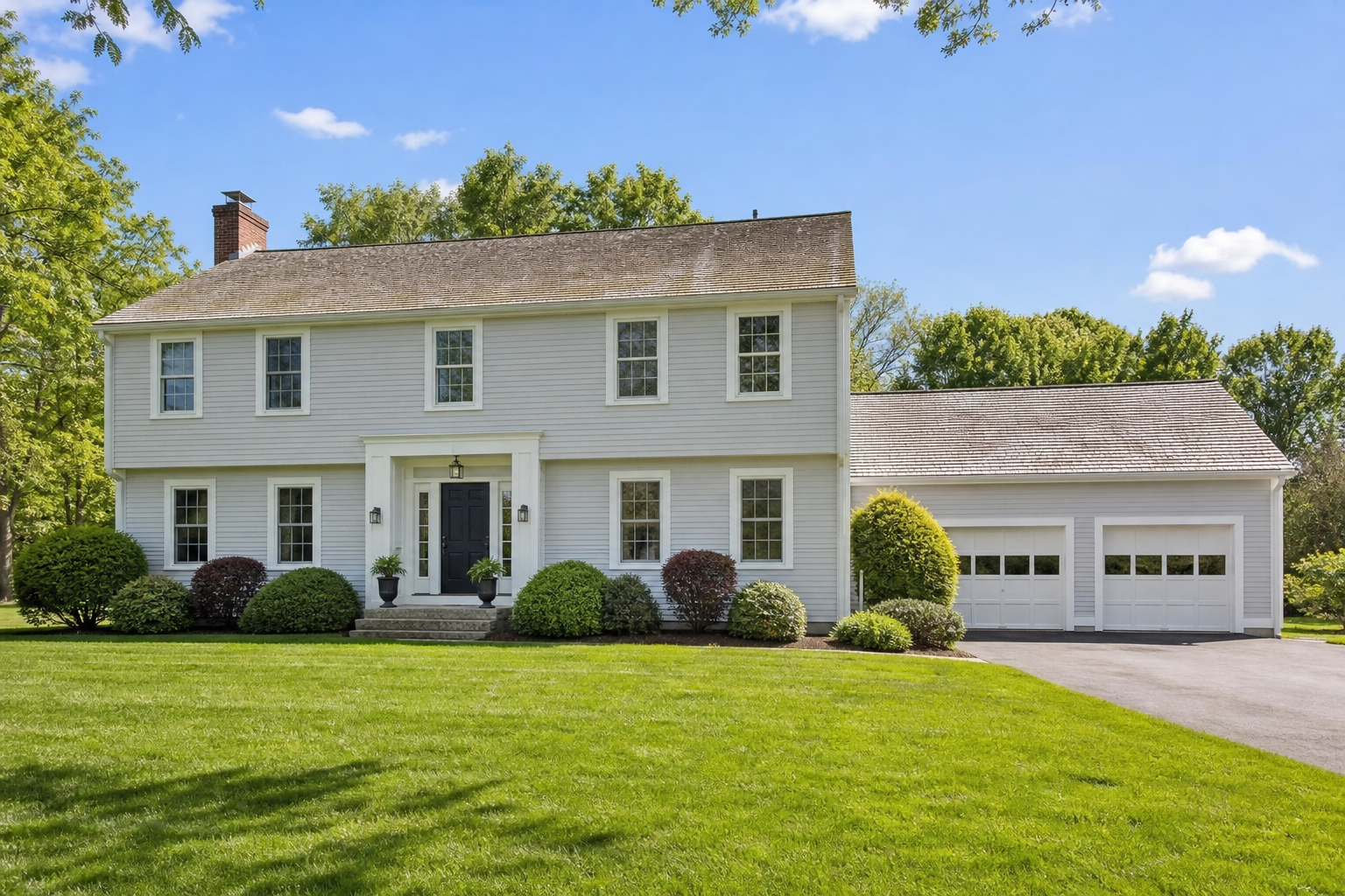Updated colonial-style home with front porch in West Haven, Connecticut